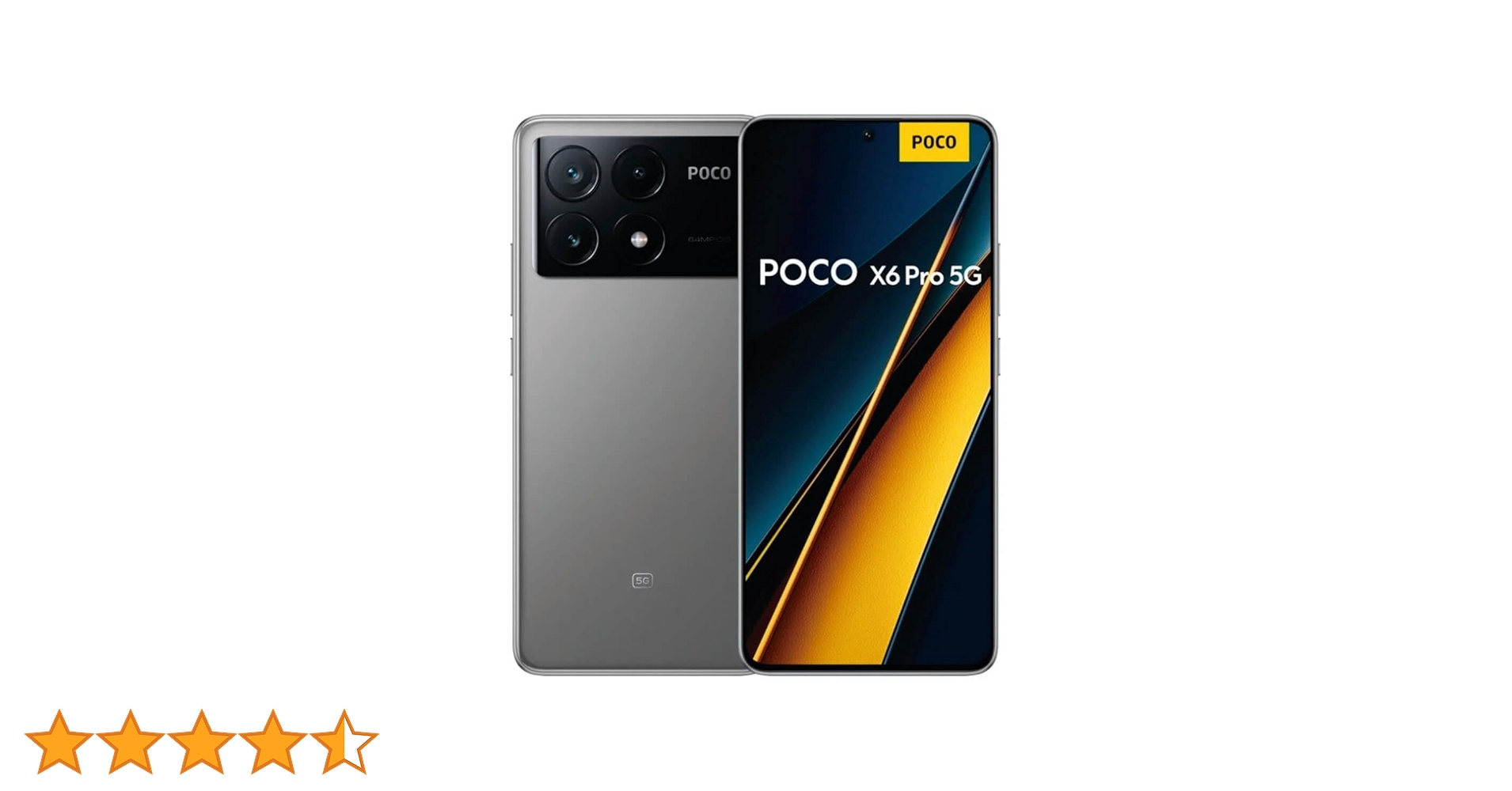 【未開封】POCO X6 Pro 12GB/512GB Grey　グローバル版 POCO X6 Pro 5G - Smartphone 12+512GB Grey (UK Version + 2 Years